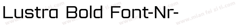 Lustra Bold Font-Nr字体转换